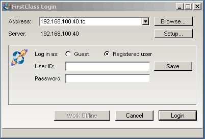 FirstClass Groupware Screenshot Login Installation Windows